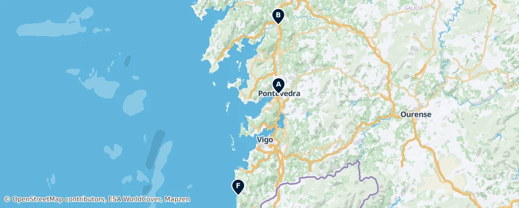 Map of Ponte Vedra