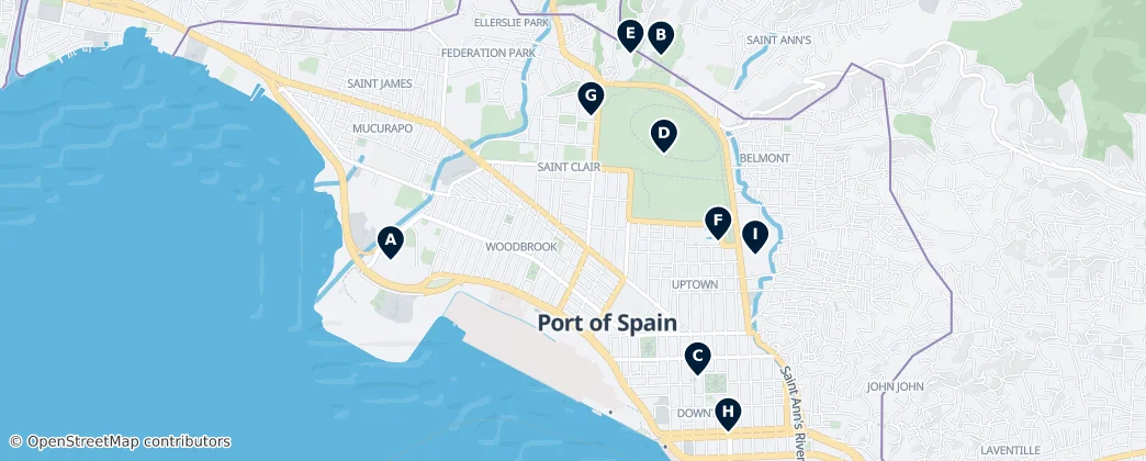 Map of Porto Espanha