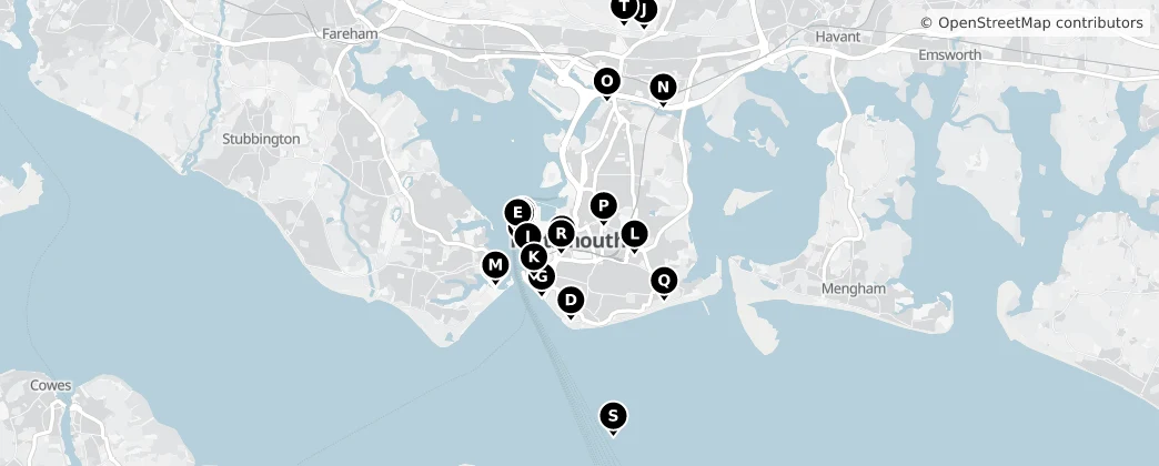 Map of Portsmouth