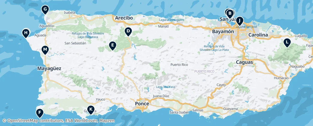 Map of Porto Rico