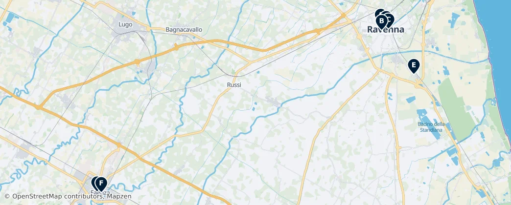 Map of Ravena