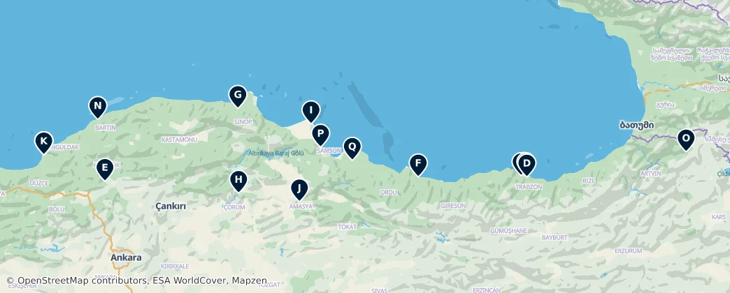 Map of Região do Mar Negro