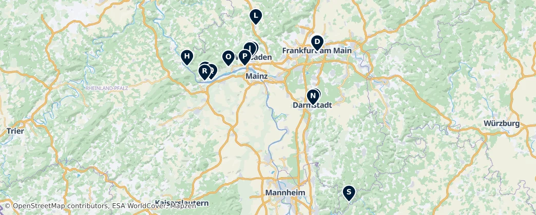 Map of Darmestádio