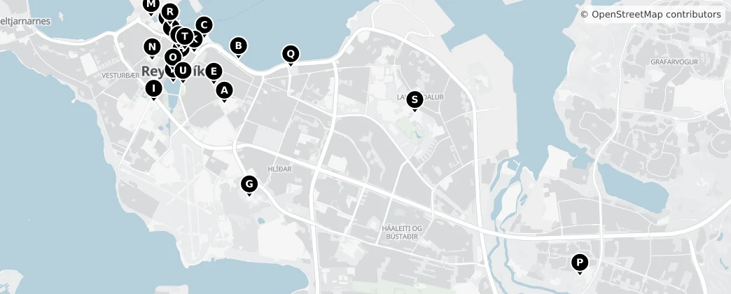 Map of Reiquiavique