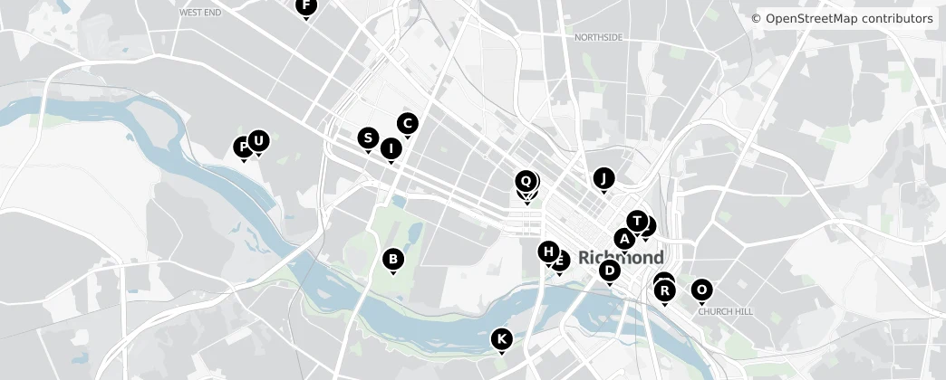 Map of Richmond