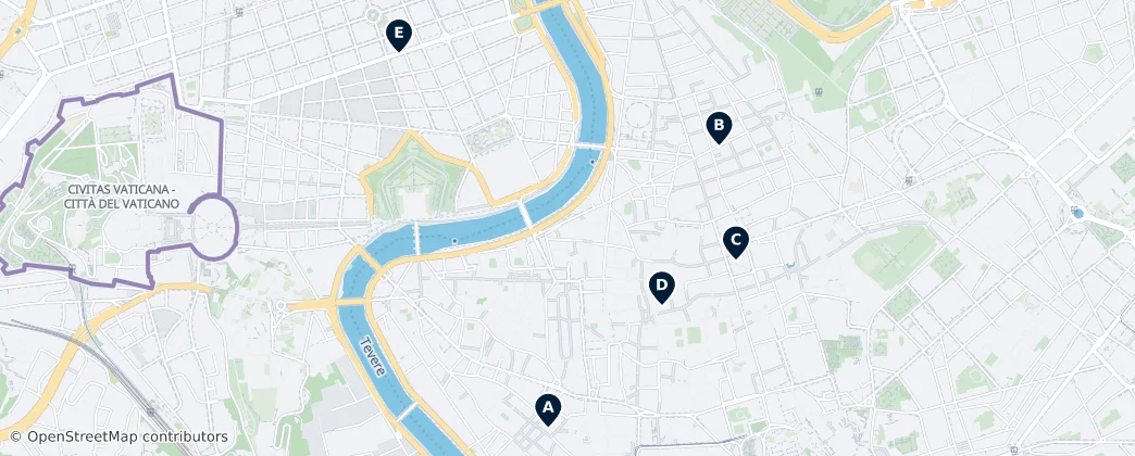 Map of Roma