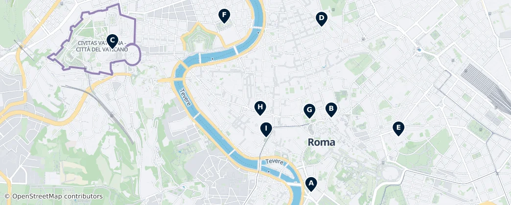 Map of Roma