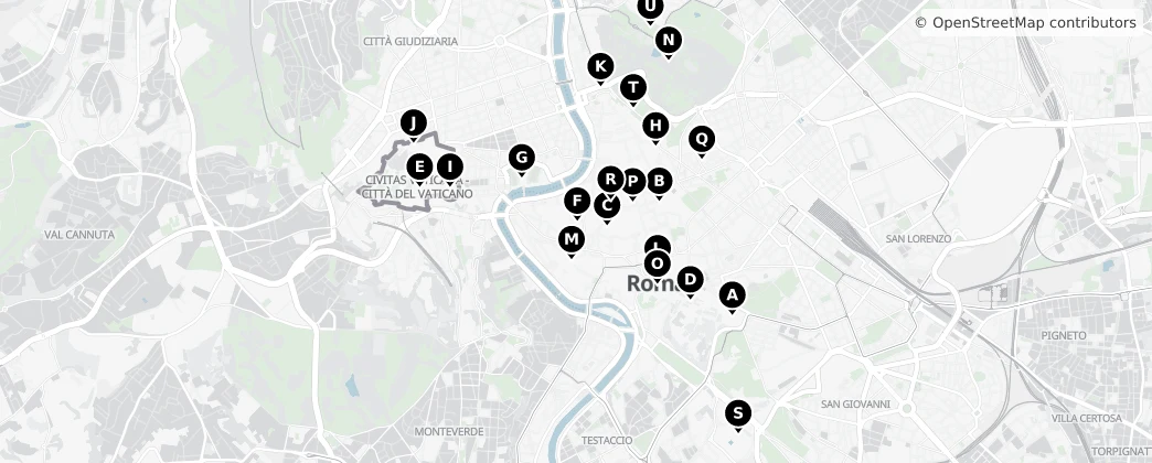 Map of Roma