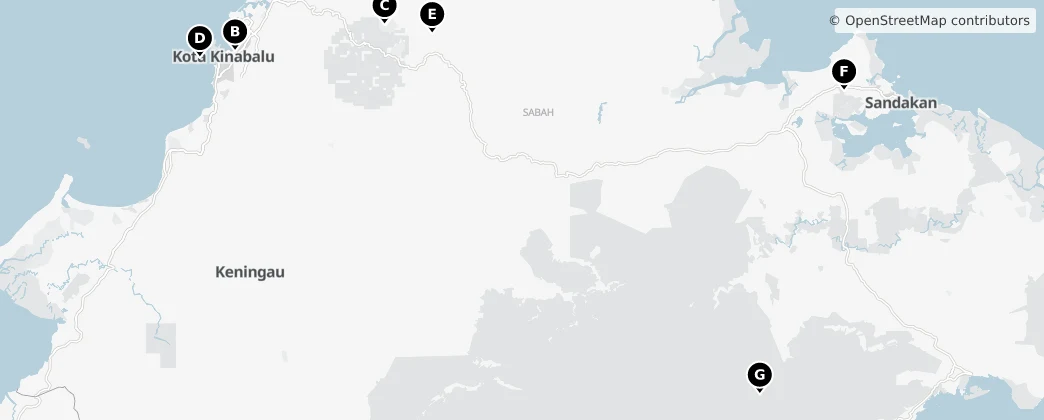 Map of Sabá