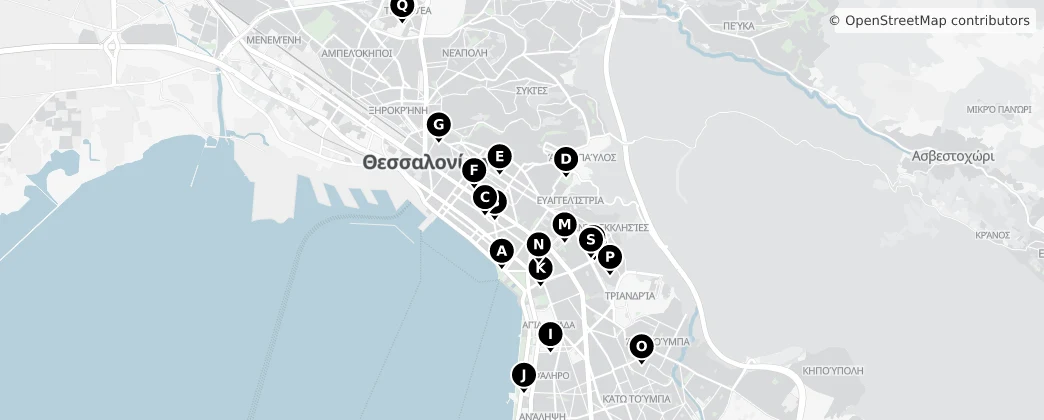 Map of Salónica
