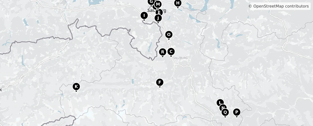 Map of Salzburgo