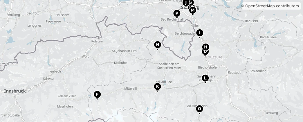 Map of Salzburgo