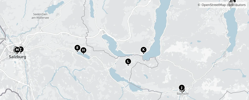 Map of Hallstatt-Dachstein / Salzkammergut