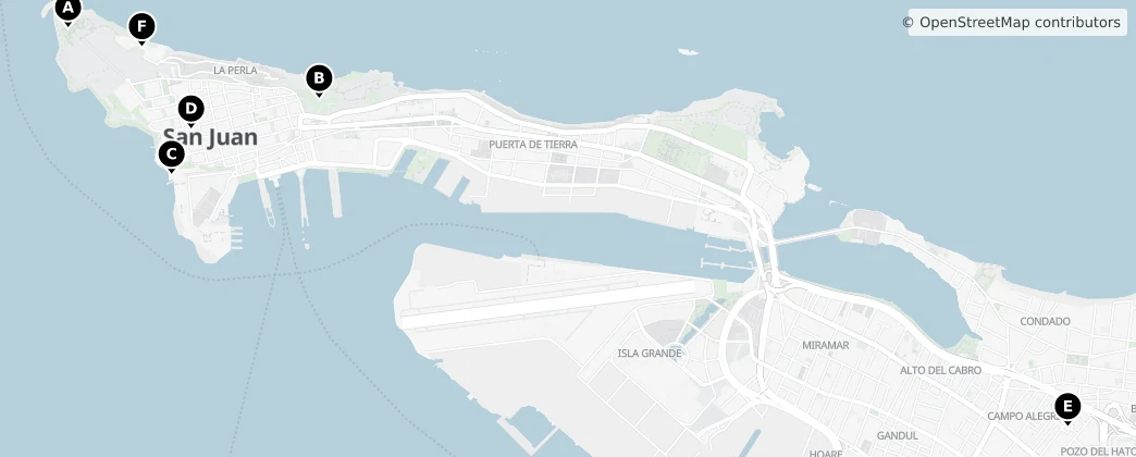 Map of San Juan