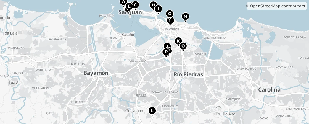 Map of San Juan