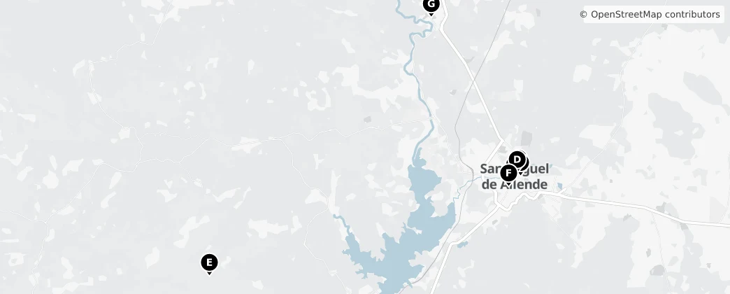 Map of San Miguel de Allende