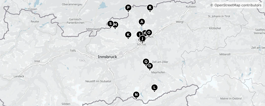 Map of Schwaz