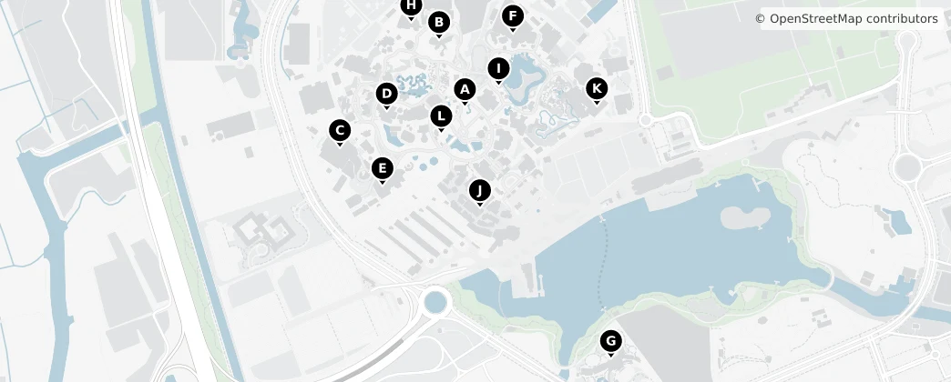 Map of Shanghai Disney Resort