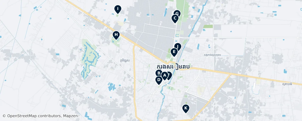 Map of Siem Reap