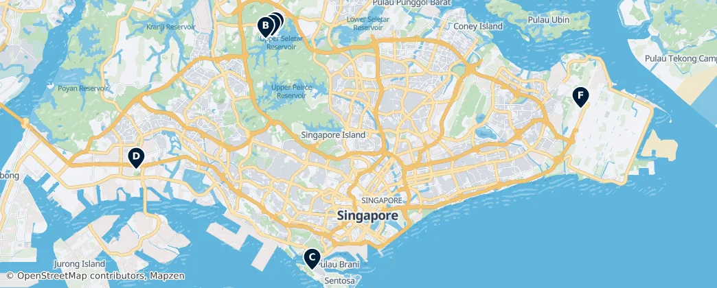 Map of Singapura
