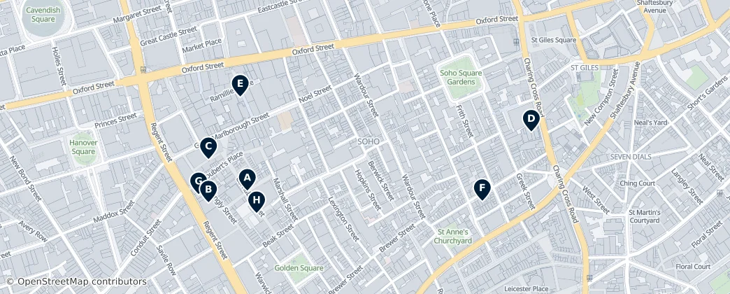Map of Soho