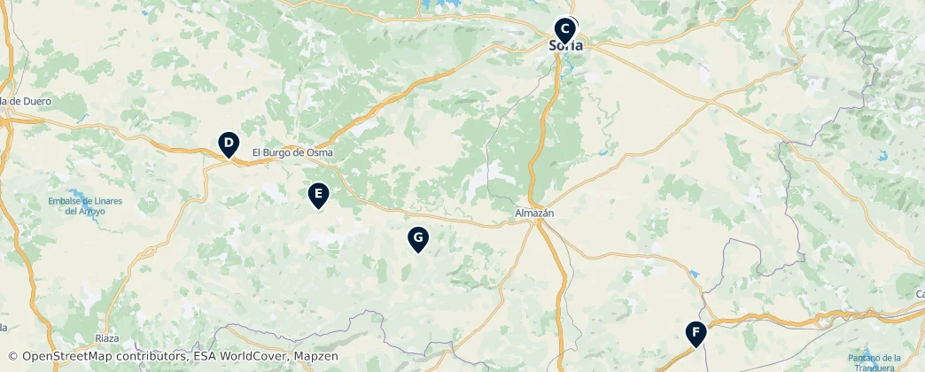 Map of Sória