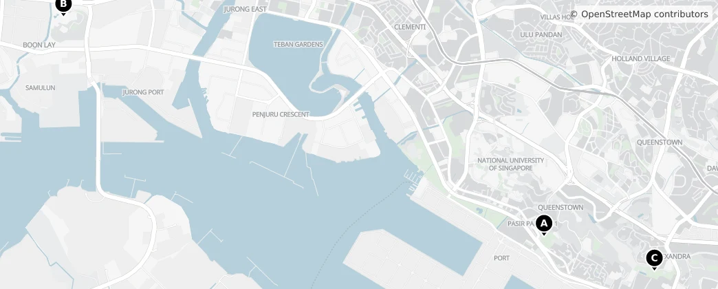 Map of South West Community Development Council