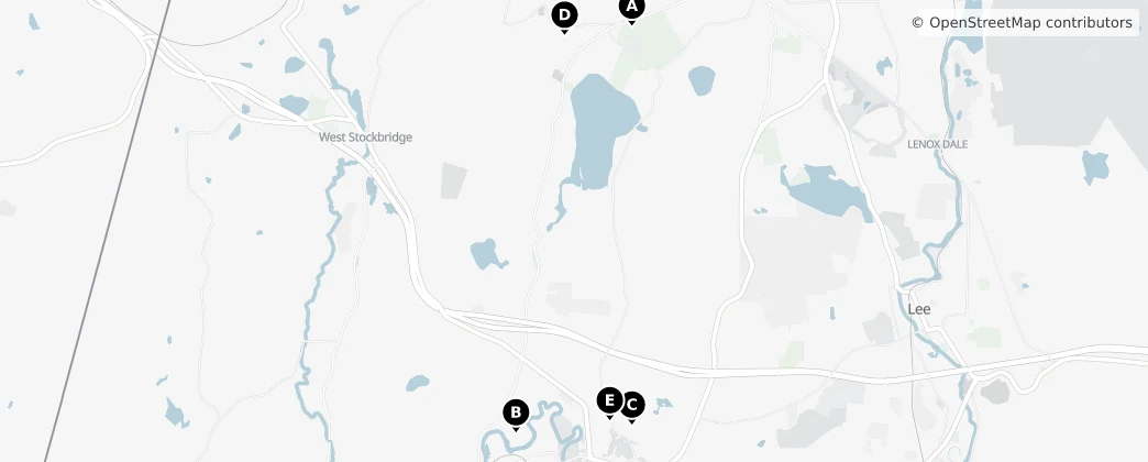 Map of Stockbridge