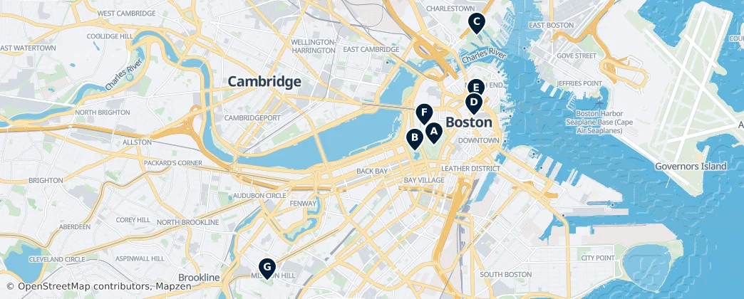 Map of Condado de Suffolk
