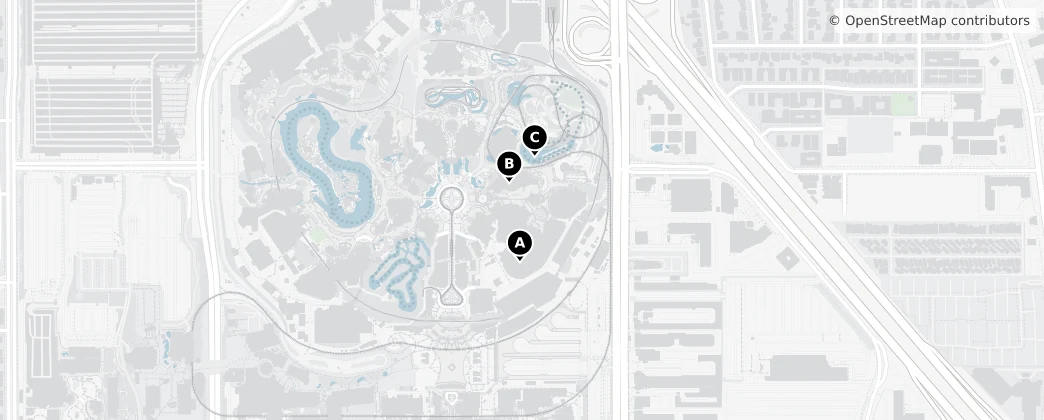 Map of Tomorrowland