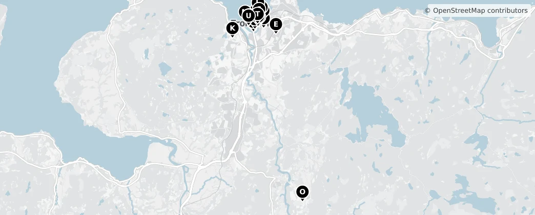 Map of Trondheim