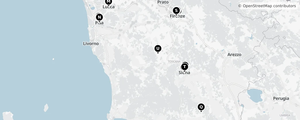 Map of Toscana