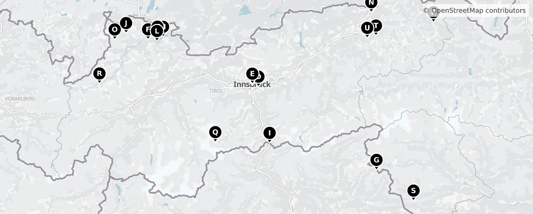 Map of Tirol