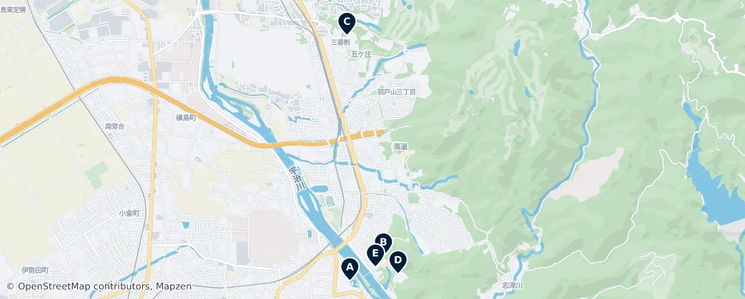 Map of Uji