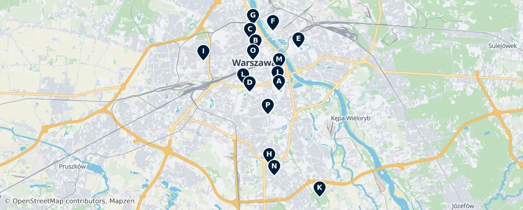 Map of Varsóvia