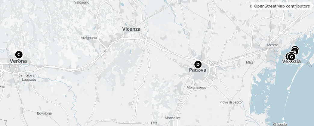 Map of Vêneto
