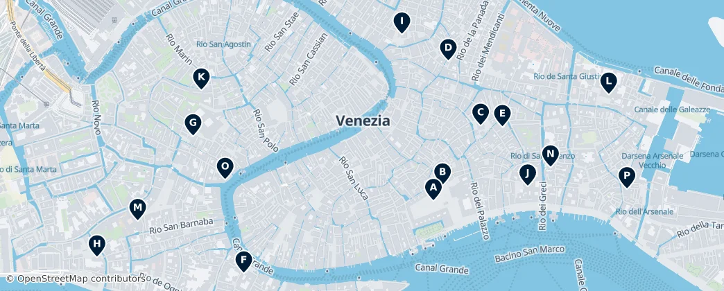 Map of Venezia