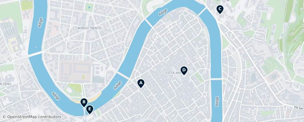 Map of Verona