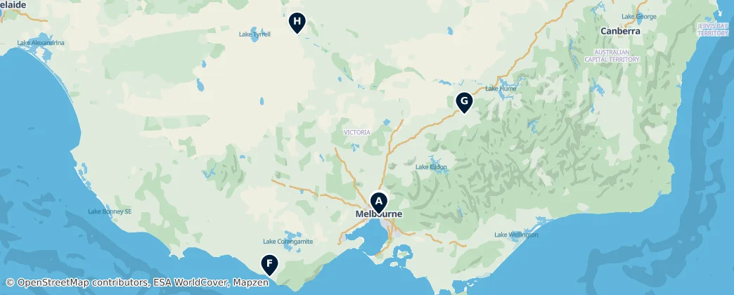 Map of Vitória