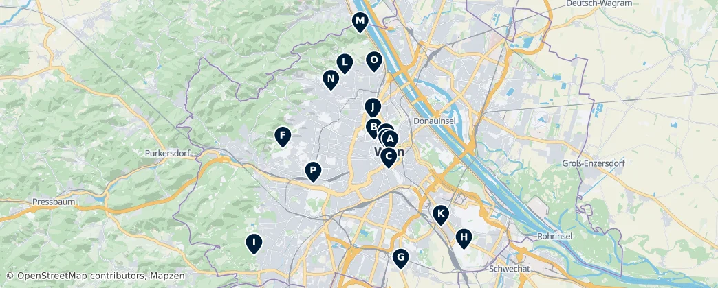 Map of Viena