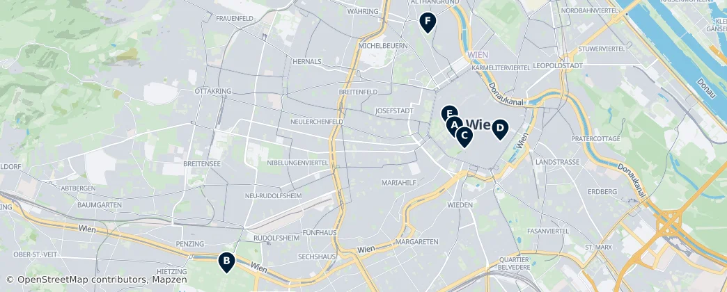 Map of Viena