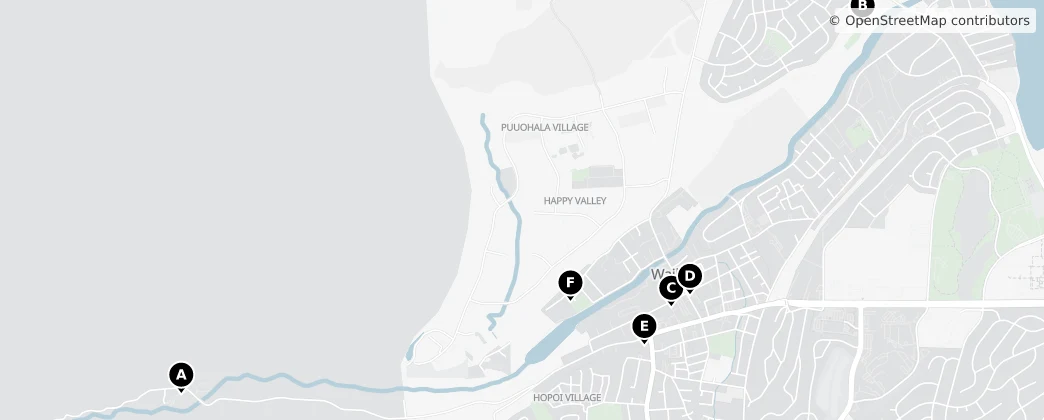 Map of Wailuku