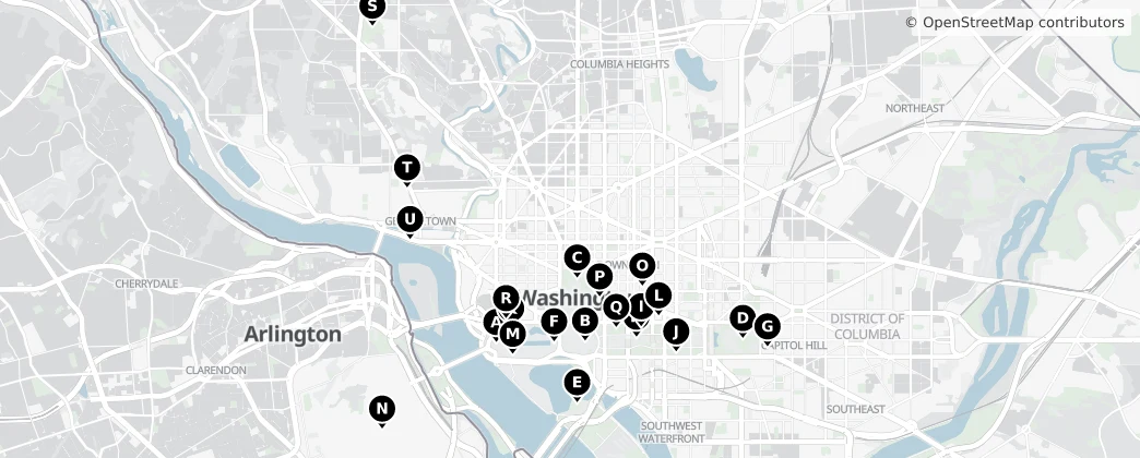 Map of Washington, D.C.
