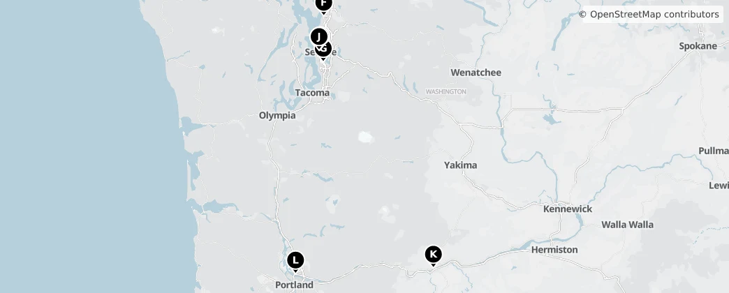 Map of Washington