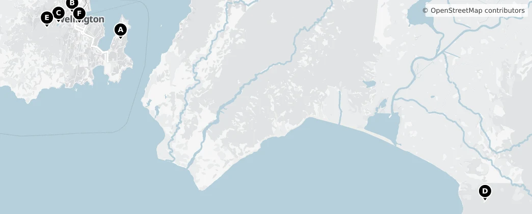 Map of Wellington