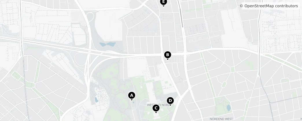Map of Westend Nord