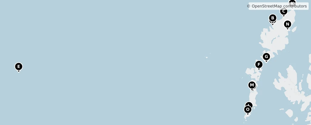 Map of Na h-Eileanan Siar