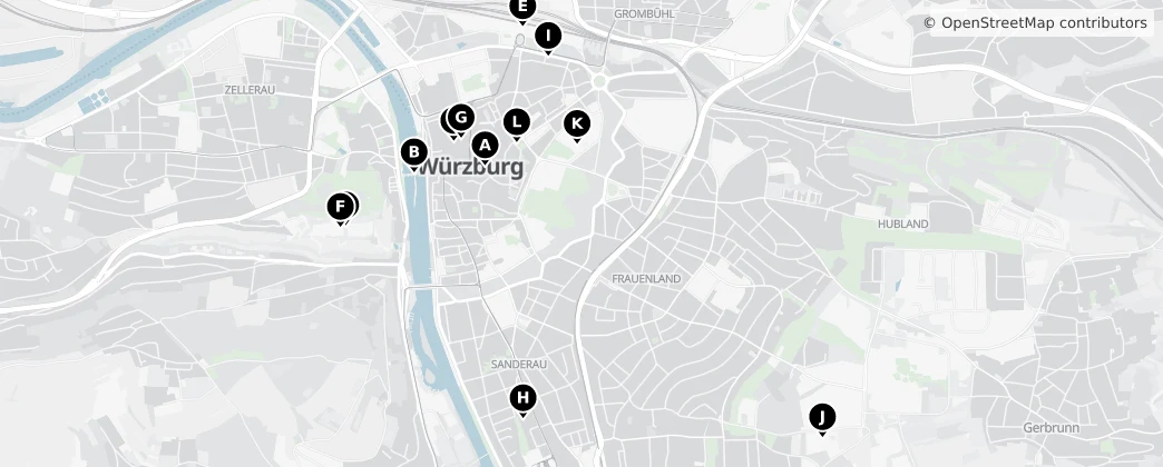 Map of Wurtzburgo