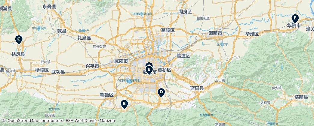 Map of Xianxim