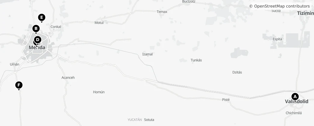 Map of Iucatã